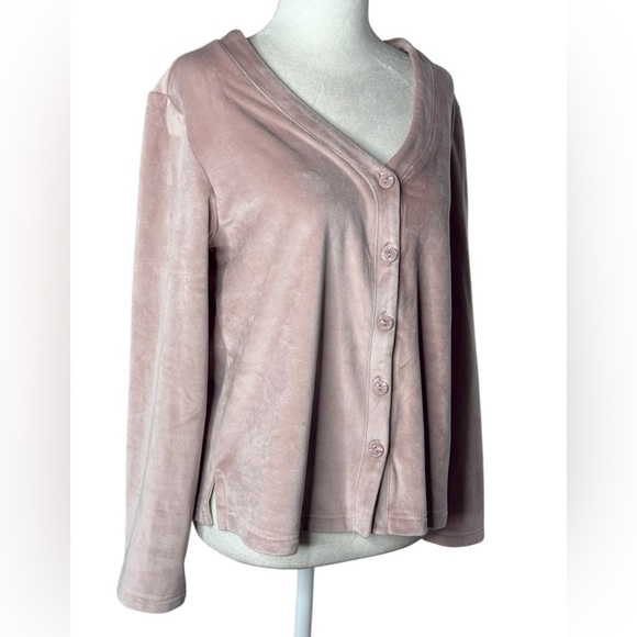 Top Pants Cupcakes & Cashmere Pink FULL SET Soft Fabric Elegant Design SZ Medium - Picture 4 of 16